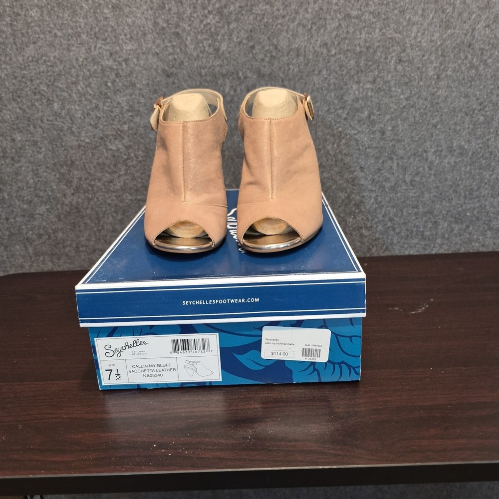 Seychelles Callin My Bluff Peep Toe Sandals Size 10 Boho Chic Summer Capsule